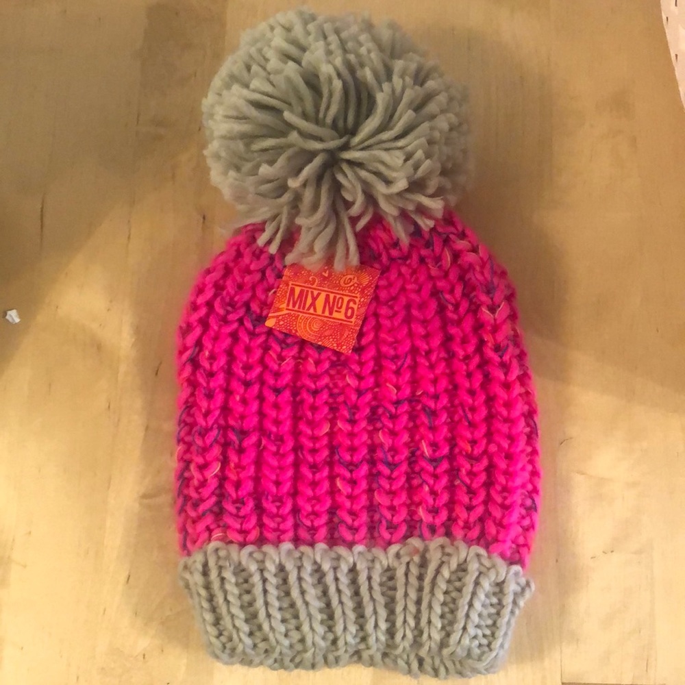 NWT Hot Pink Beanie
